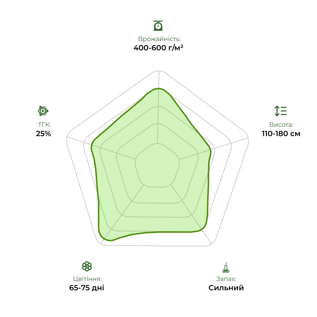 Технологічний радар сорту Out of Space 33 stakana